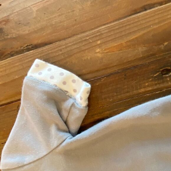 Jillian’s Closet Gray Dress Polka Dot Trim Infant Size 6-9 Months - Picture 9 of 14